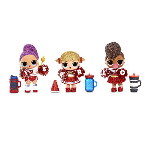 L.O.L. Surprise! All-Star BBS Sports Series 2 Cheer Team Sparkly Dolls with 8 Surprises Including Trading Card, Bottle, Pompom, Shoes, Cheer Uniform, Secret Message, Accessories | Ages 4-15
