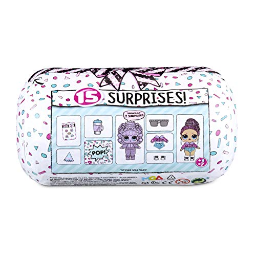 L.O.L. Surprise! Confetti Under Wraps Playset Re-Released Toy Doll with 15 Surprises - Girls Gifts Baby Doll Set with Doll Accessories - Birthday Present for Girls Ages 6-11 Years