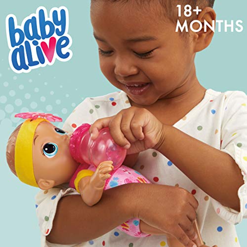 Baby Alive Sweet ‘n Snuggly Baby, Soft-Bodied Washable Doll, Includes Bottle, First Baby Doll Toy for Kids 18 Months Old and Up, Pink - Animageek