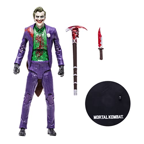 McFarlane Toys Mortal Kombat The Joker (Bloody) 7" Action Figure with Accessories - Animageek